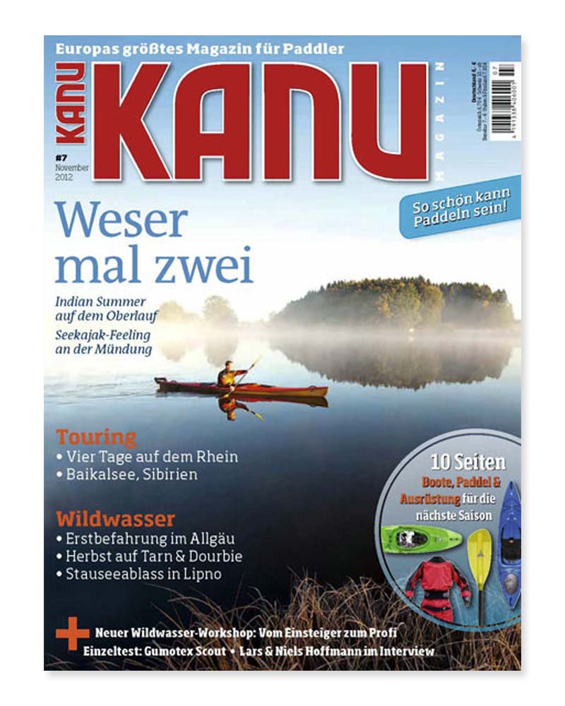 Cover Kanu Magazin November 2012